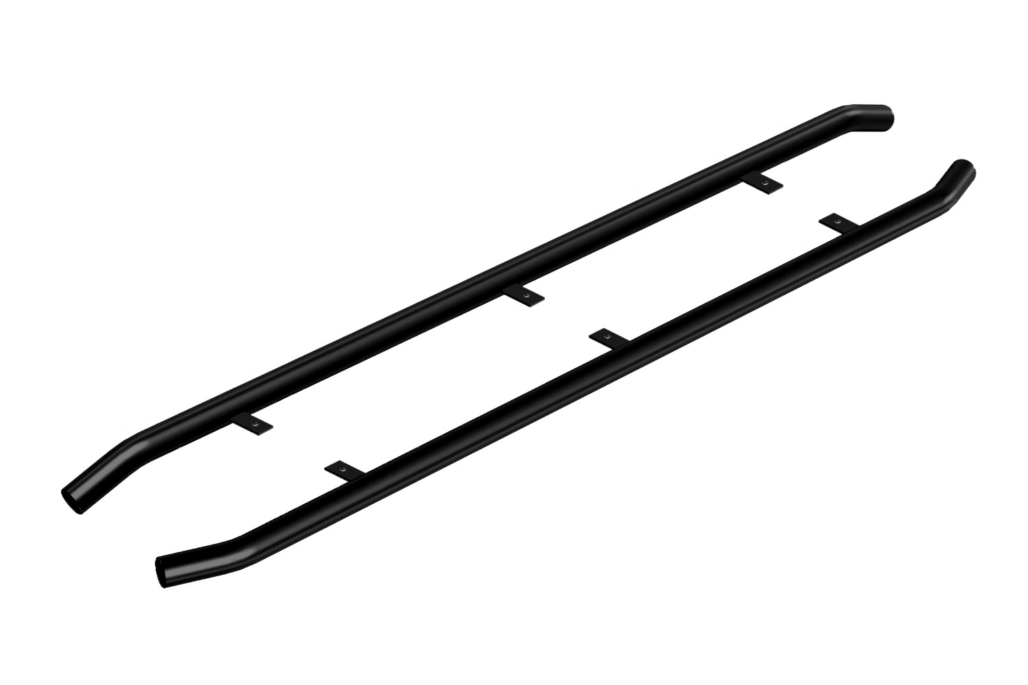 Side bars suitable for Nissan Interstar II 2021-2024 stainless steel matte black 64 mm