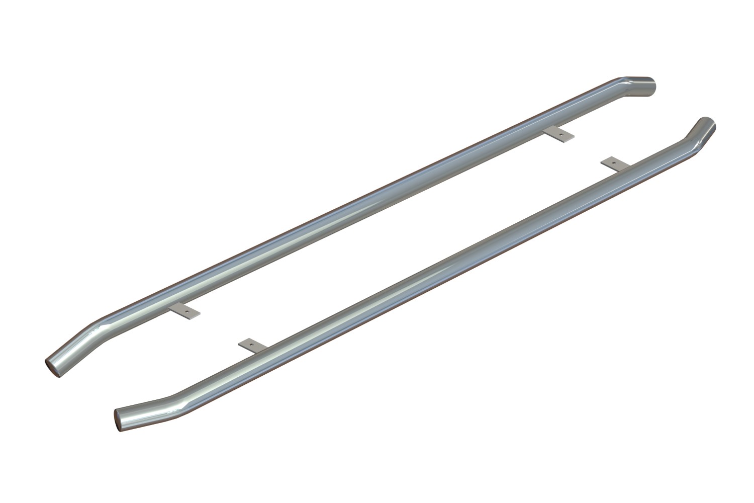 Side bars Ford Transit & Tourneo Custom 2012-2022 stainless steel polished 64 mm