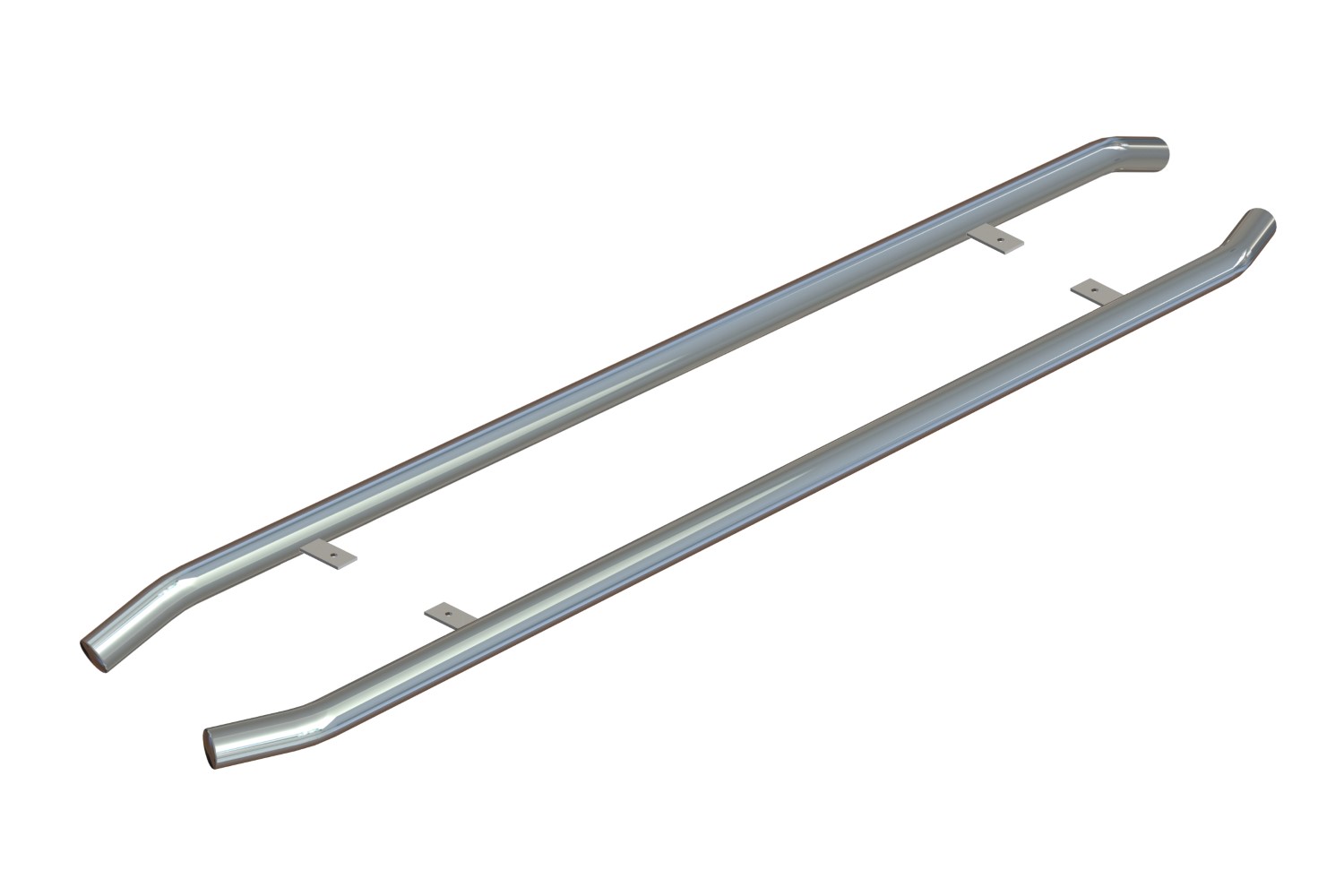 Side bars suitable for Citroën Berlingo II (B9) 2008-2018 stainless steel polished 64 mm