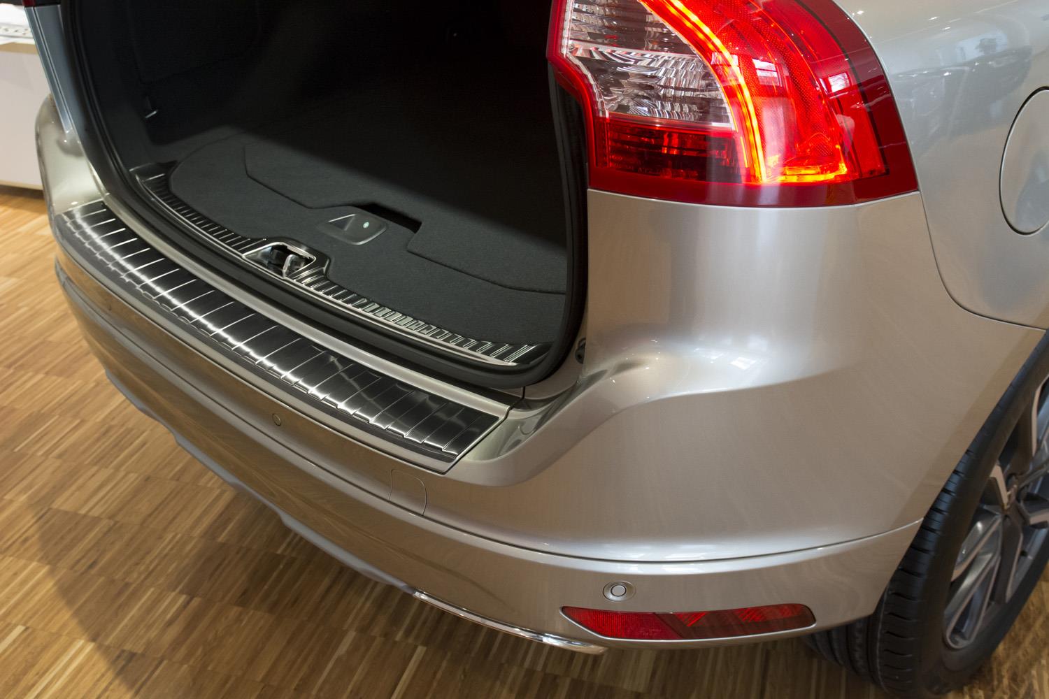 Protection de seuil de coffre convient à Peugeot 508 I SW 2011-2019 break acier inox brossé anthracite