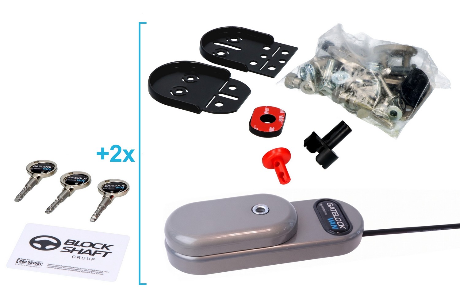 Van lock Gatelock Medium - set of 2 locks (7) Van lock Gatelock Medium - set of 2 locks (7)