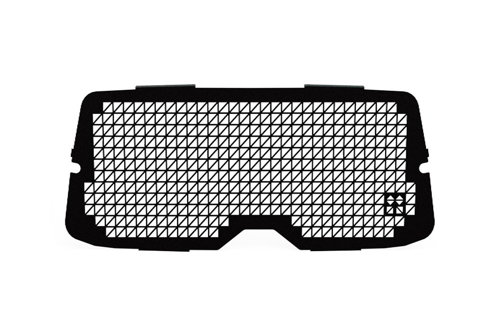 Grille de fenêtre convient à Volkswagen Caddy - Caddy Maxi (2K) 2015-2020 hayon - noir