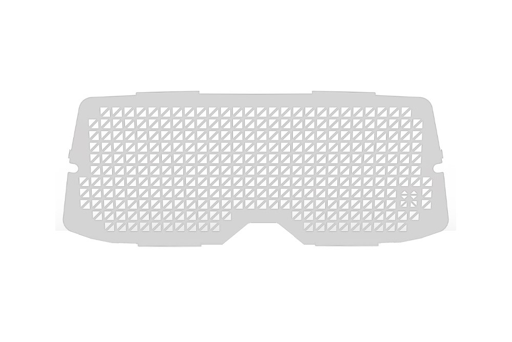 Grille de fenêtre convient à Volkswagen Caddy - Caddy Maxi (2K) 2015-2020 hayon - blanc