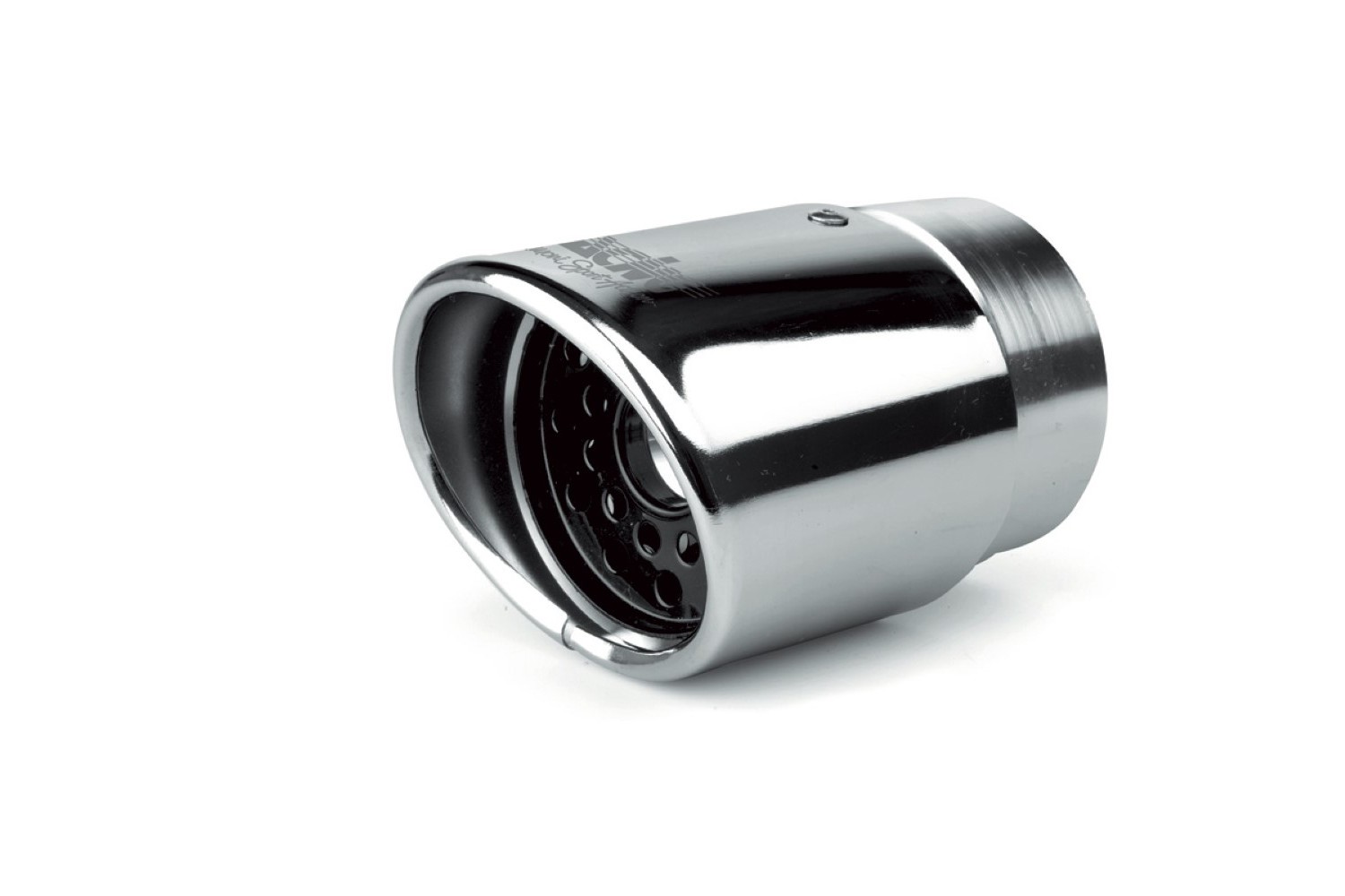 Auspuffblende Simoni Racing Oval 88x82 mm - Anschluss 50-73 mm