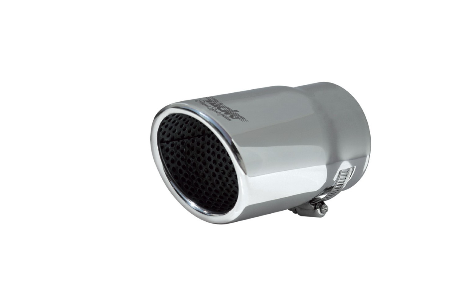 Uitlaatsierstuk Simoni Racing rond 76 mm - aansluiting 43-67 mm chroom