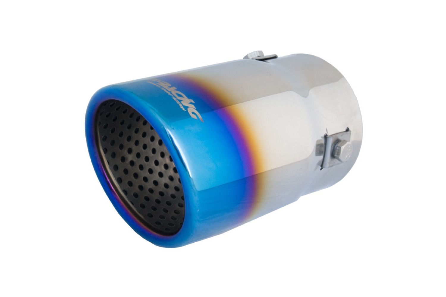 Uitlaatsierstuk Simoni Racing rond 76 mm - aansluiting 43-67 mm titanium