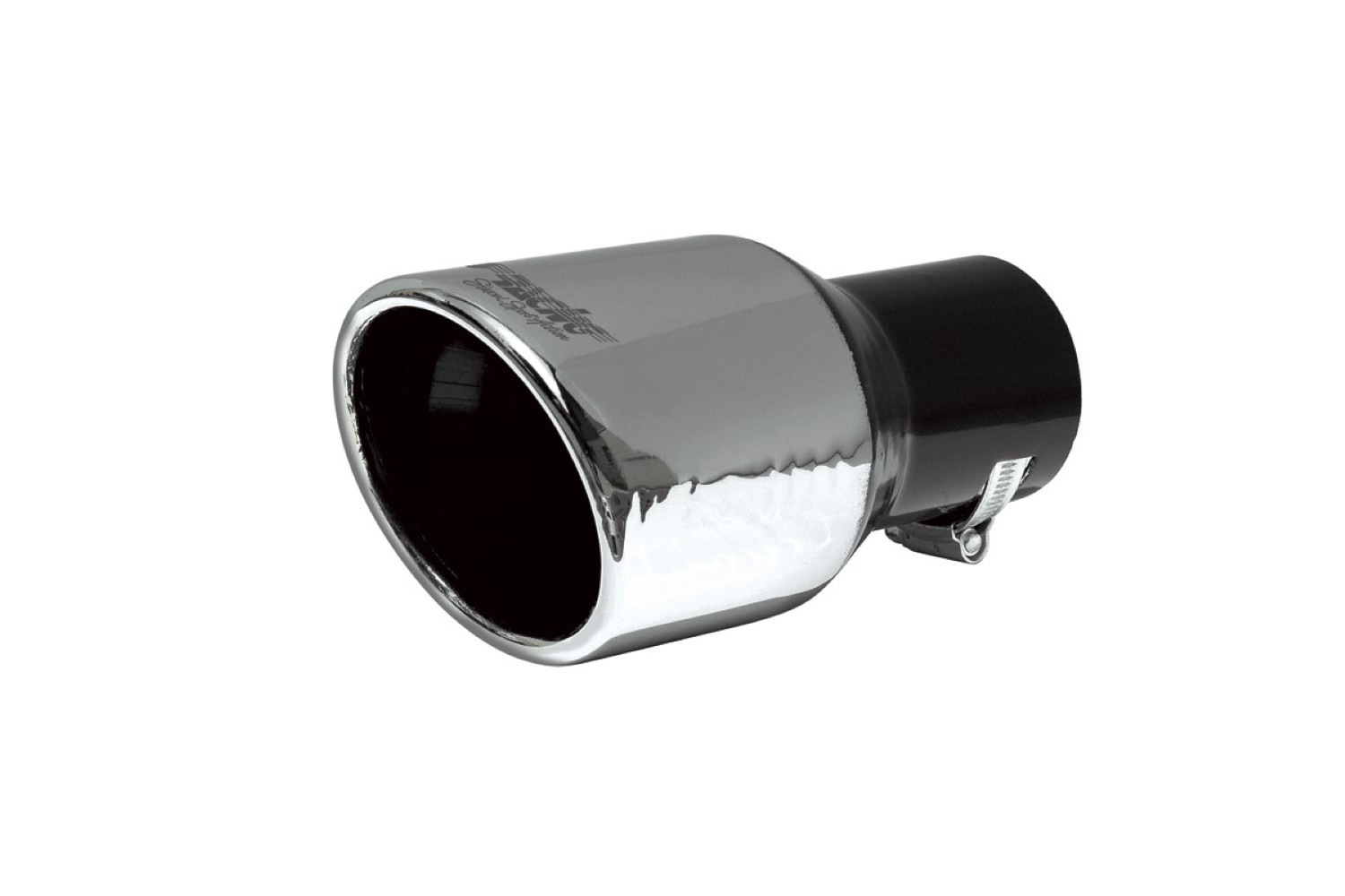 Exhaust trim Simoni Racing round 90 mm - connection 37-60 mm