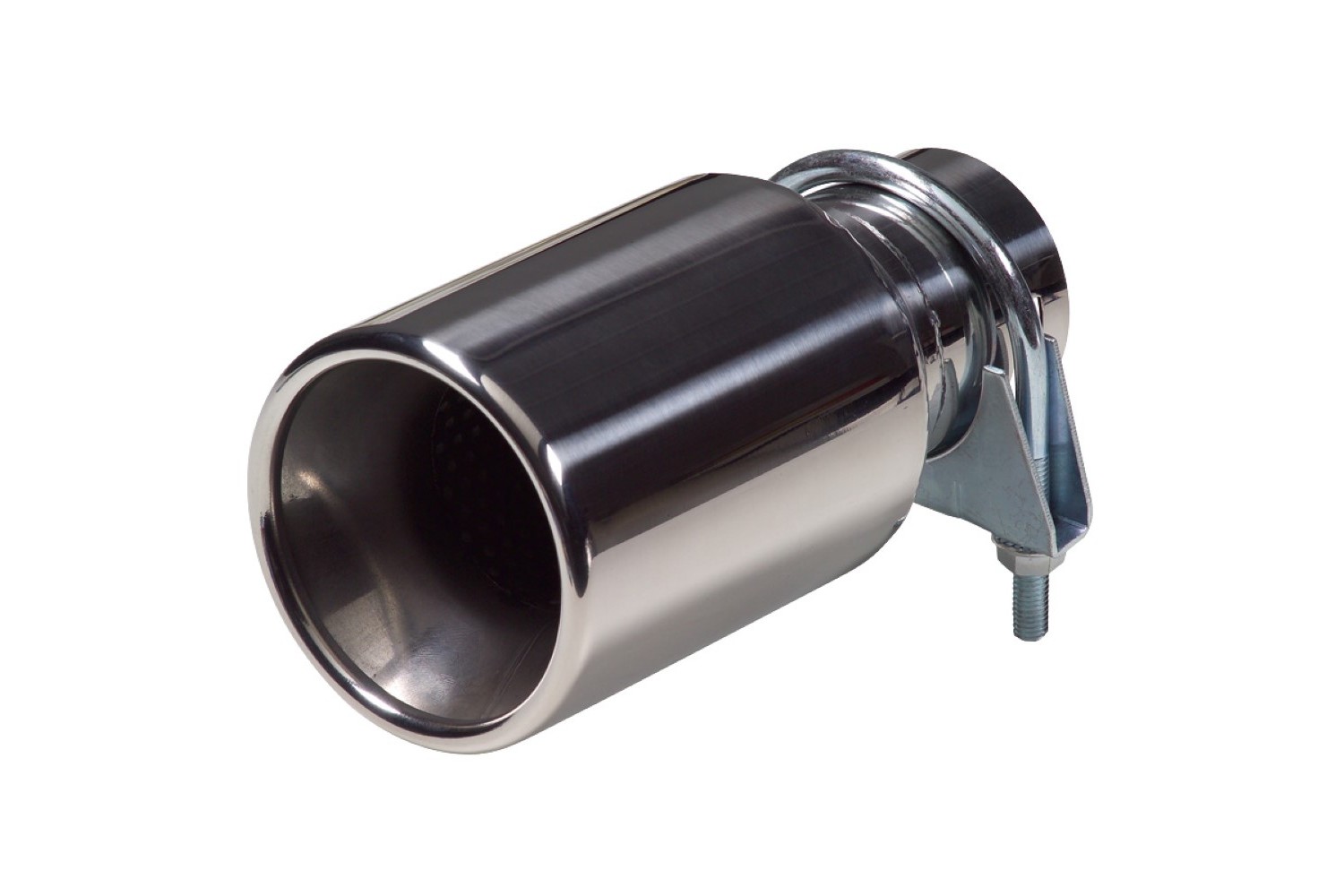 Auspuffblende Rund 89 mm - Anschluss 40-58 mm