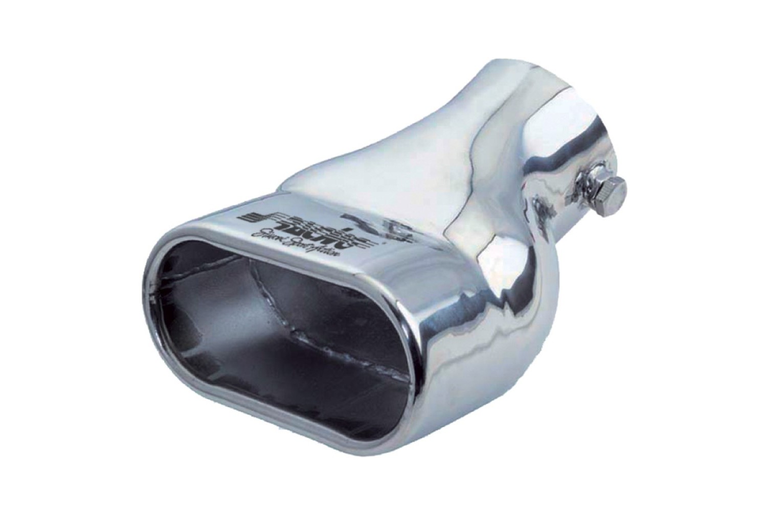 Auspuffblende Simoni Racing Eckig 117x68 mm - Anschluss 41-63 mm