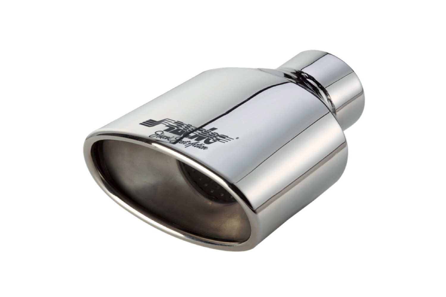 MT19 Embout d/'échappement ovale en acier inoxydable Raccord jusqu/'à 50 mm