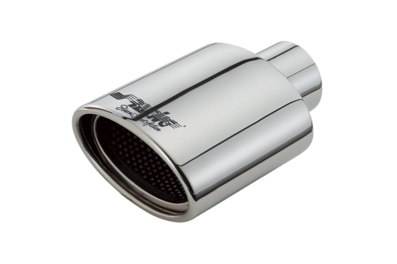MT19 Embout d/'échappement ovale en acier inoxydable Raccord jusqu/'à 50 mm