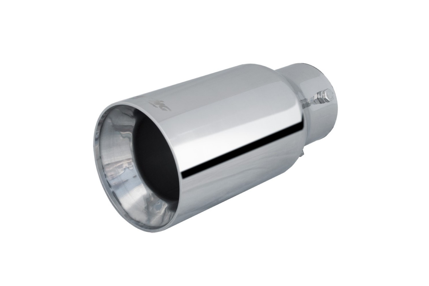 Exhaust trim Simoni Racing round 90 mm - connection 34-59 mm