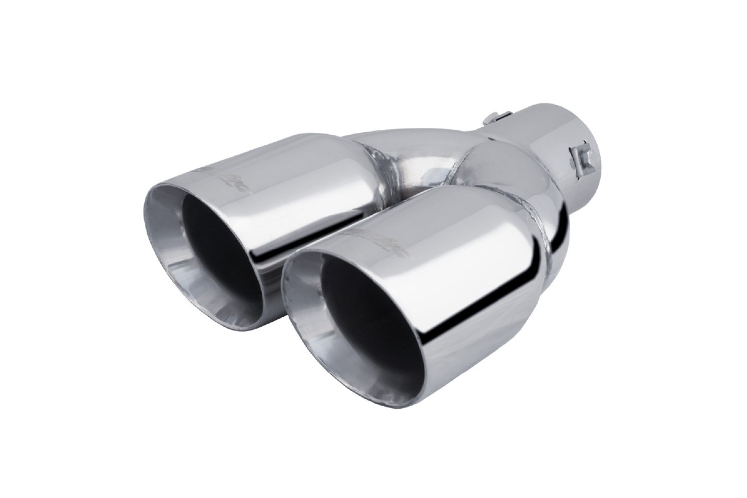 Uitlaatsierstuk Simoni Racing 2x rond 76 mm - aansluiting 34-60 mm
