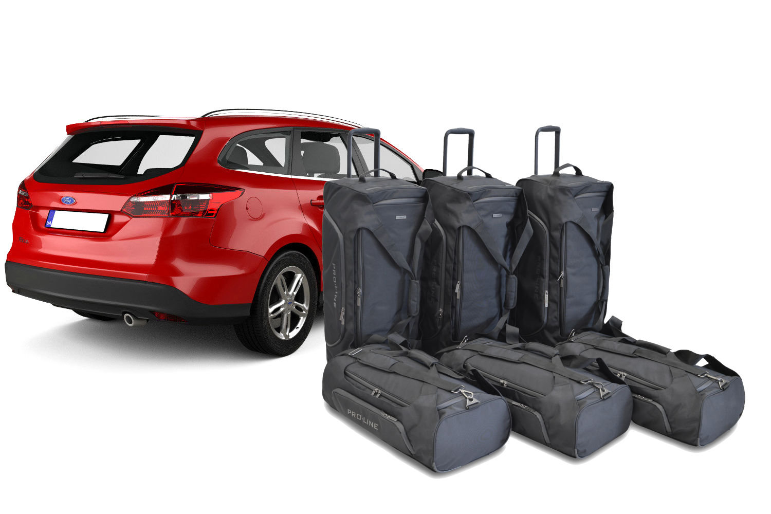 Travel bag set suitable for Ford Focus III 2010-2018 wagon Pro.Line