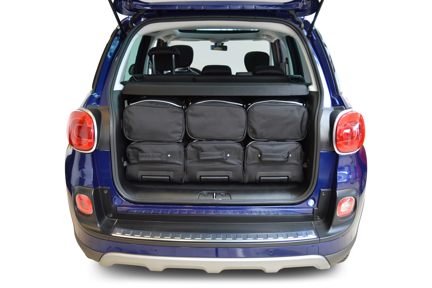 Kofferraumwanne für Fiat 500L Living Minivan Kombi 5-türer 2013-5Sitze erhöhte