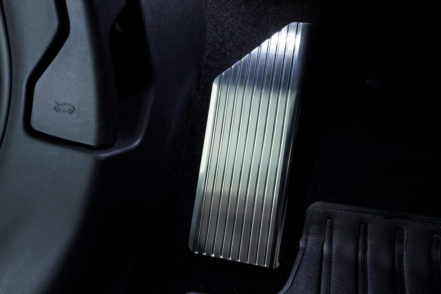 Garniture repose-pied convient à Suzuki Grand Vitara (JT) 2005-2015 5 portes bicorps acier inox brossé