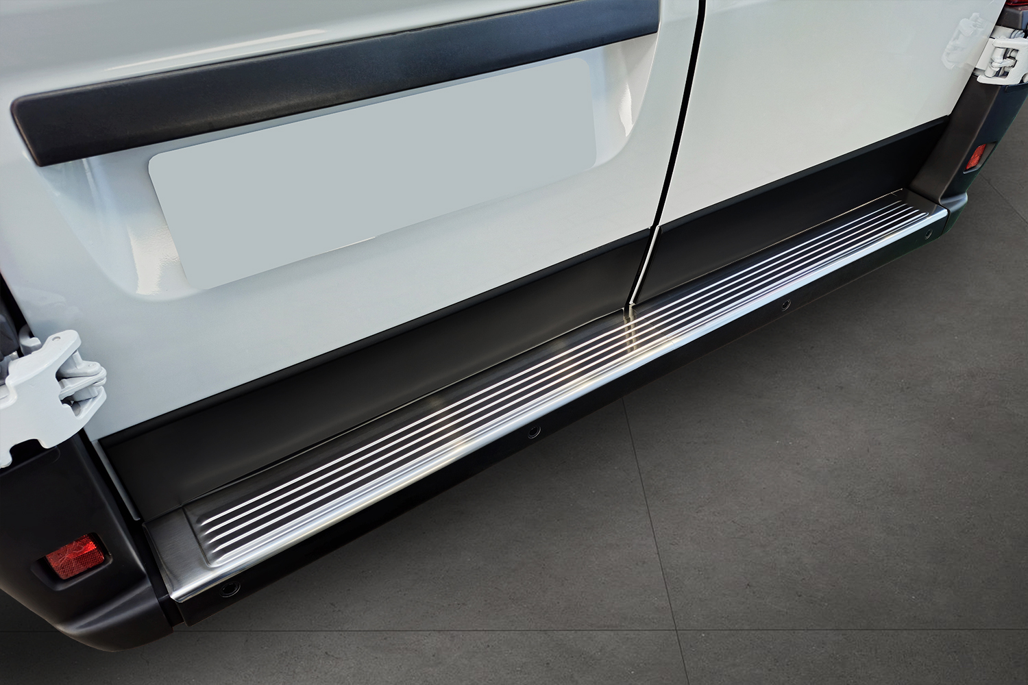 Bumperbeschermer geschikt voor Fiat Ducato III 2023-heden RVS geborsteld 2-delig
