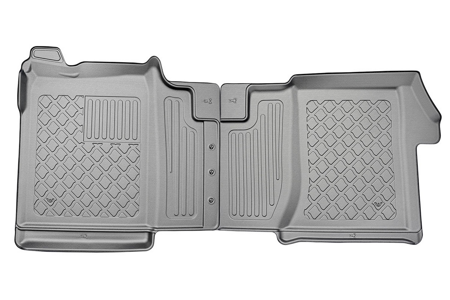 Car mats suitable for Fiat Ducato III 2006-present Guardliner PE/TPE rubber