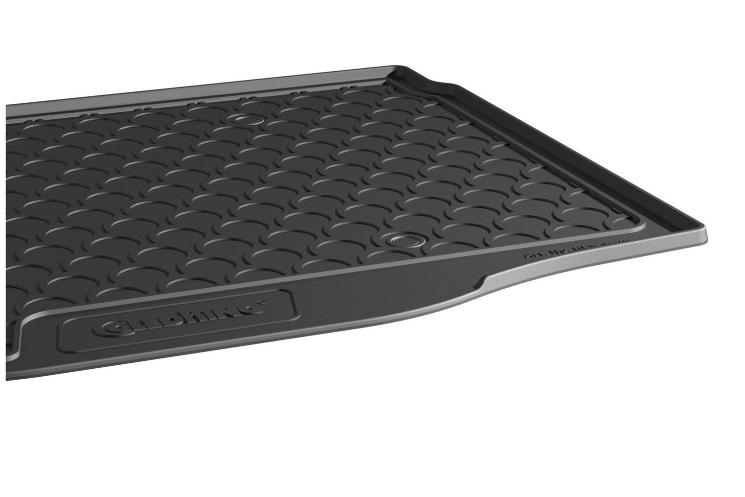 Boot mat suitable for Fiat Grande Panda 2025-present anti slip Rubbasol rubber (3)
