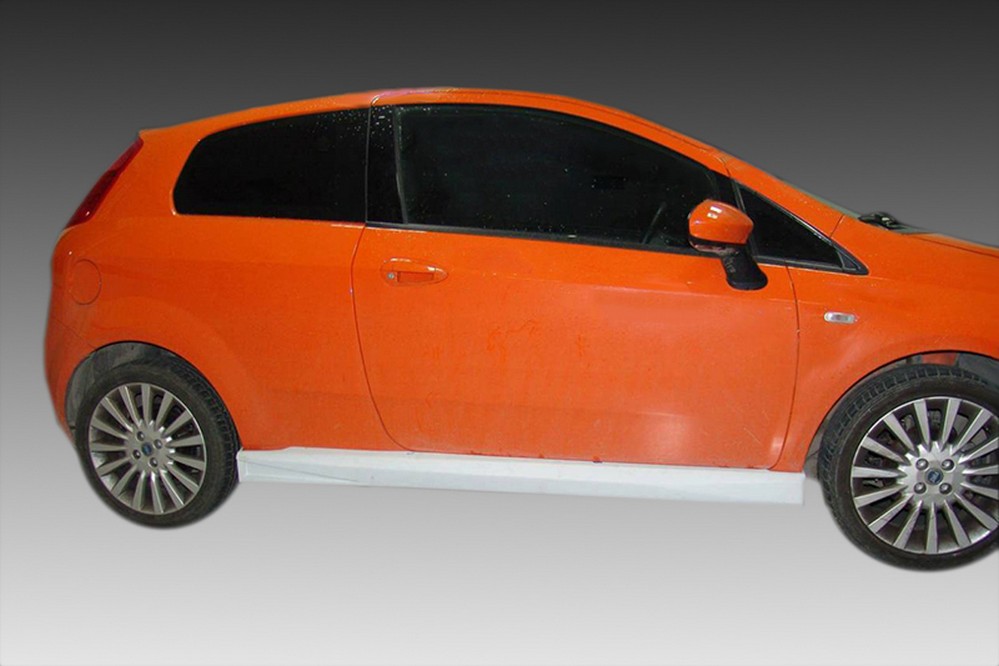 Jupes latérales convient à Fiat Grande Punto 2005-2018 3 portes bicorps ABS