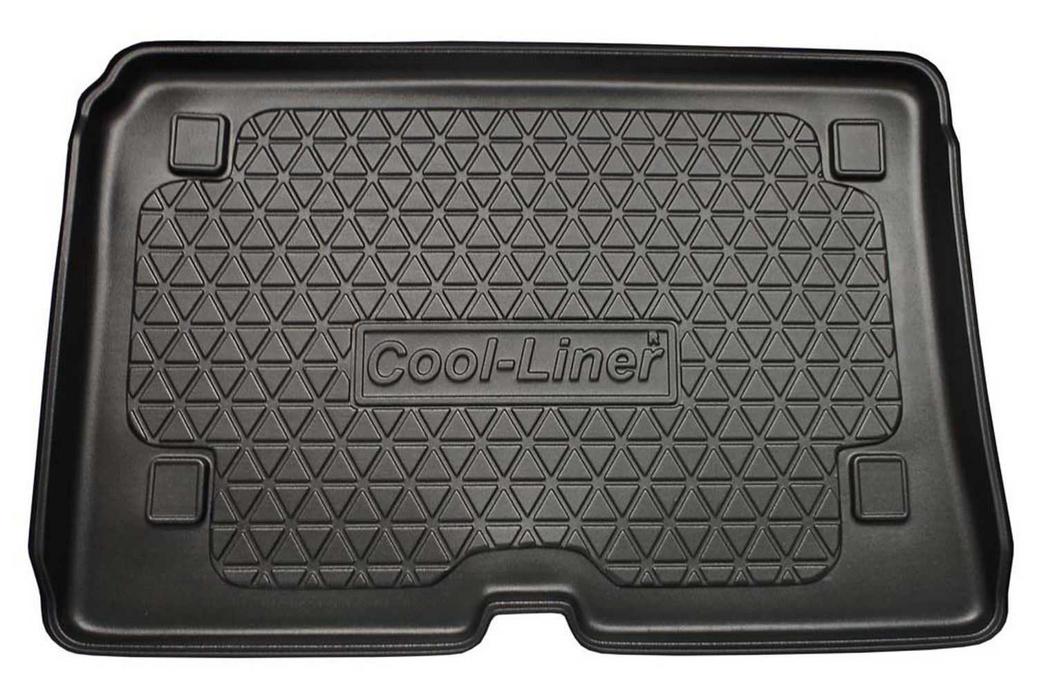 Boot mat suitable for Fiat Qubo 2007-present Cool Liner anti slip PE/TPE rubber