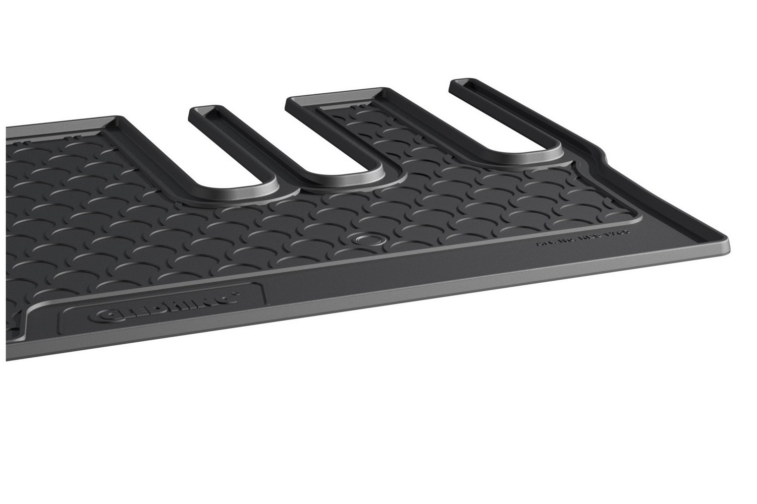 Boot mat suitable for Fiat Scudo III 2021-present anti slip Rubbasol rubber (3)