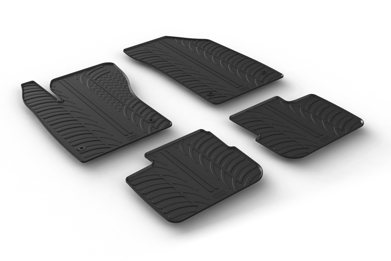 Car mats Fiat Tipo Type 356 2016 present 4 door saloon Rubbasol rubber