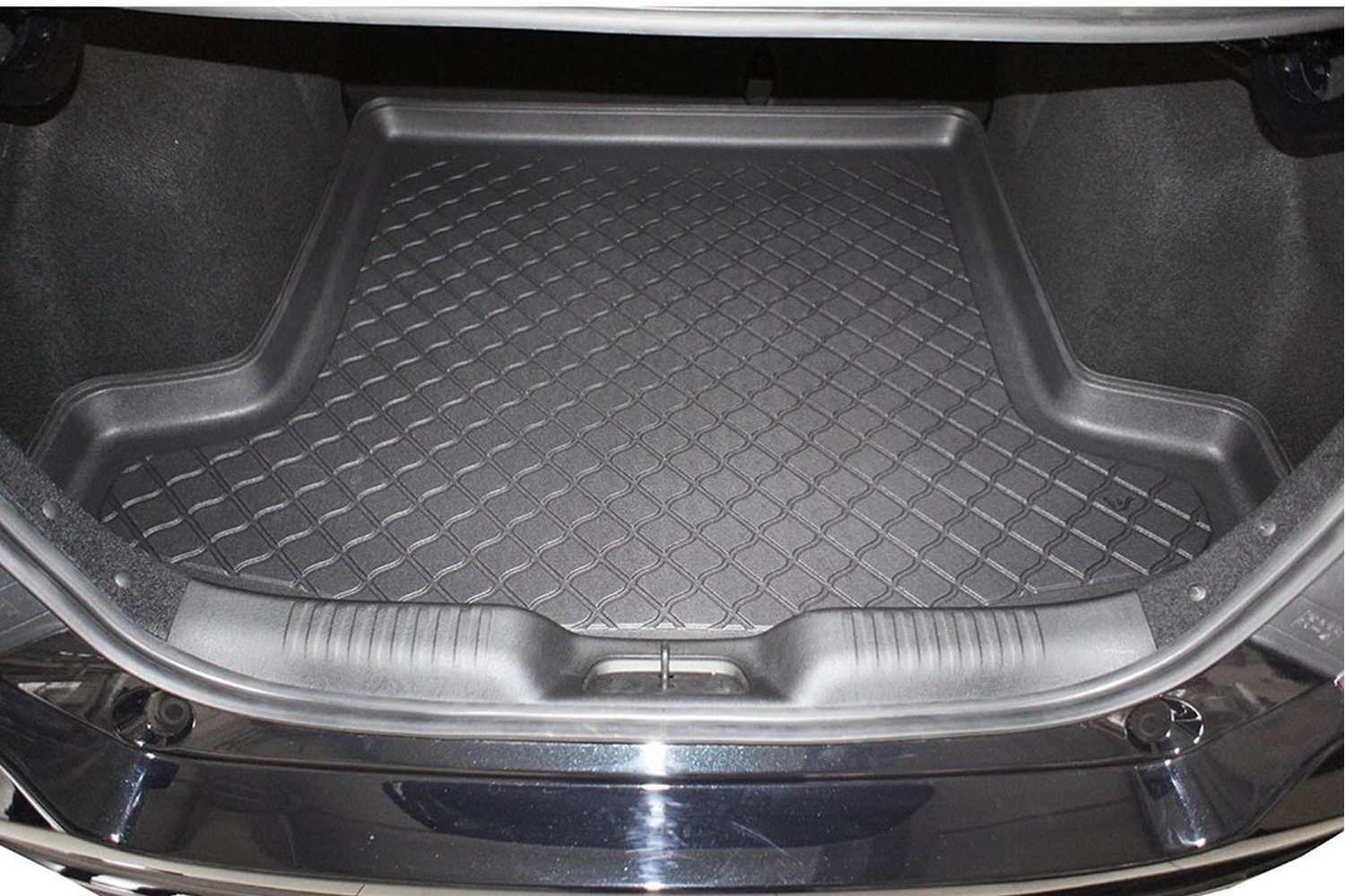 Boot mat suitable for Fiat Tipo (Type 356) 2016-present 4-door saloon Guardliner anti slip PE/TPE rubber (FIA1TITM-G) (2)