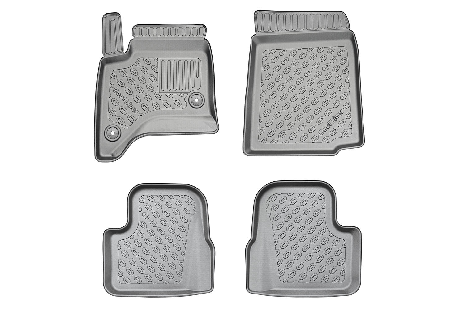 Car mats suitable for Fiat 600 2023-present Cool Liner PE/TPE rubber