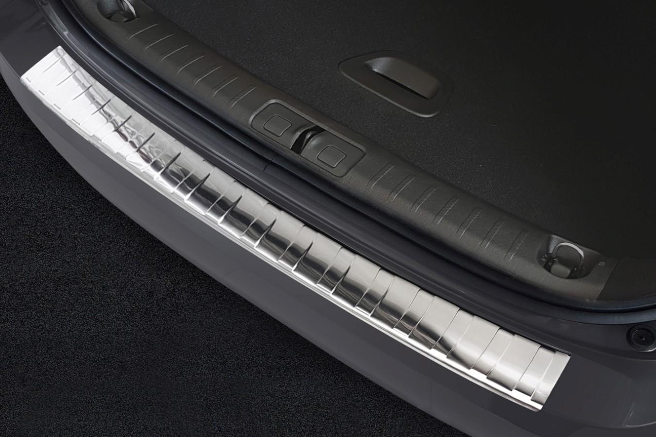 Protection de seuil de coffre convient à Fiat Tipo (Type 358) 2016-présent break acier inox brossé