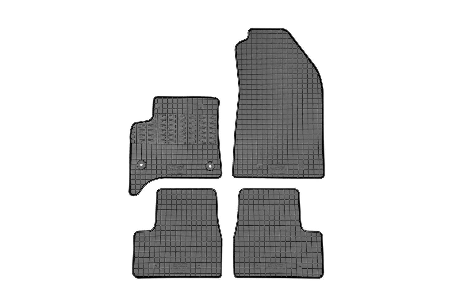 Car mats suitable for Fiat Grande Panda 2025-present rubber