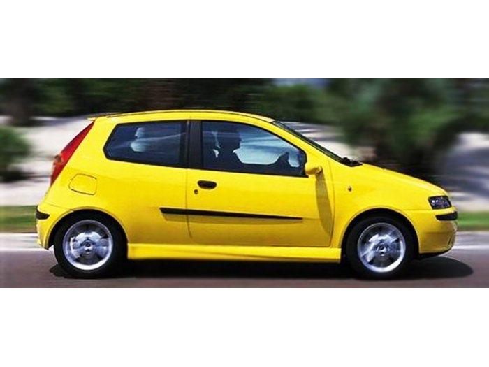 Stootstrips geschikt voor Fiat Punto II 1999-2010 3-deurs hatchback set zijportieren