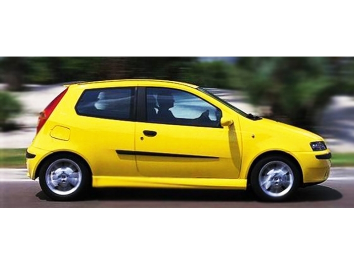 Door protectors Fiat Punto II 1999-2010 3-door hatchback set