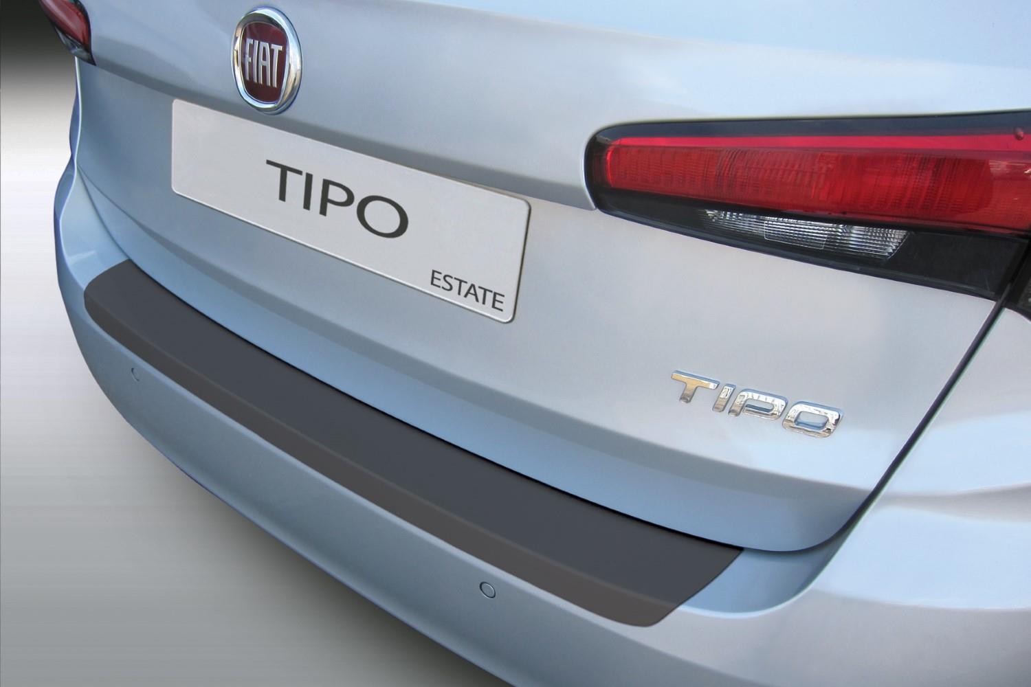 Rear bumper protector Fiat Tipo (Type 358) 2016-present wagon ABS - gloss black