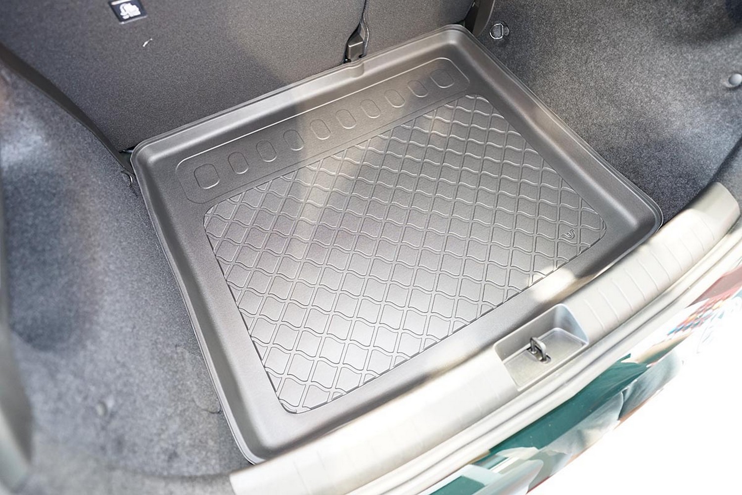 Boot mat suitable for Fiat Tipo Cross 2020-present 5-door hatchback Guardliner anti slip PE/TPE rubber (FIA5TITM-G) (4)