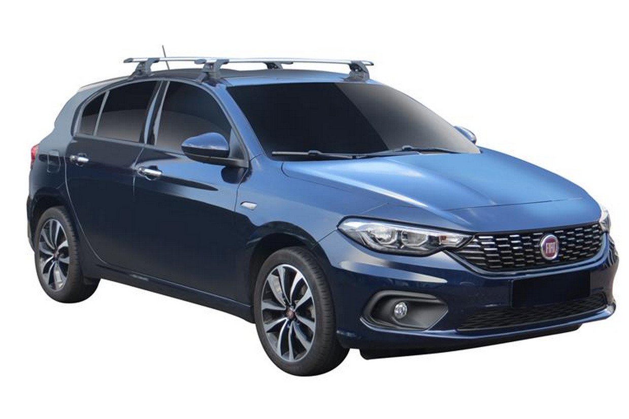 Roof bars Fiat Tipo (Type 357) 2016-> 5-door hatchback Yakima Whispbar Through Bar - FIA6TIWR (1)