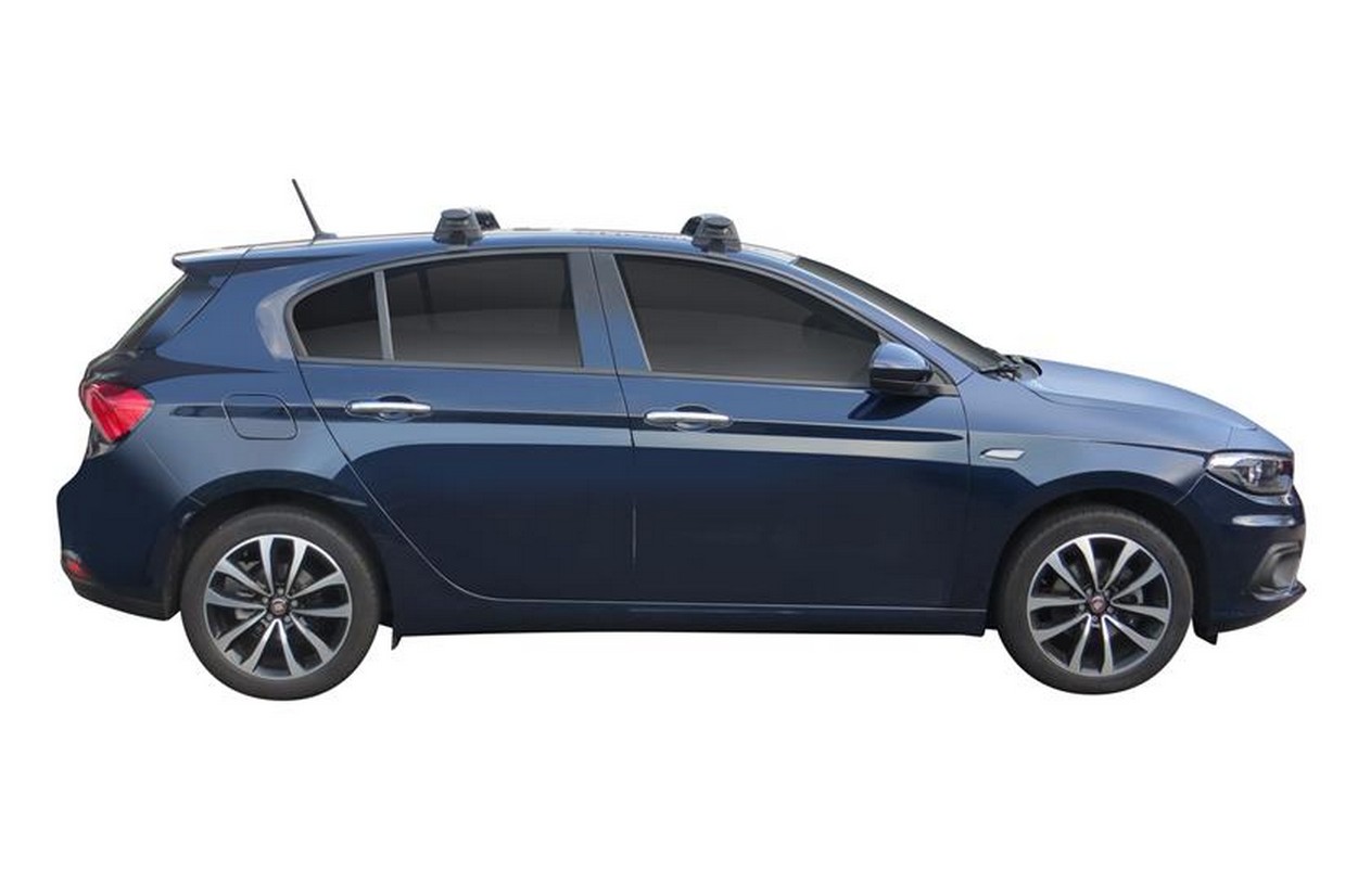 Roof bars Fiat Tipo (Type 357) 2016-> 5-door hatchback Yakima Whispbar Through Bar - FIA6TIWR (2)