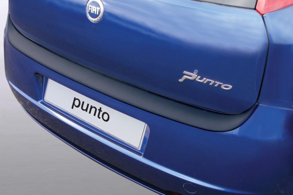 Rear bumper protector Fiat Grande Punto 2005-2009 3 & 5-door hatchback ABS - matt black