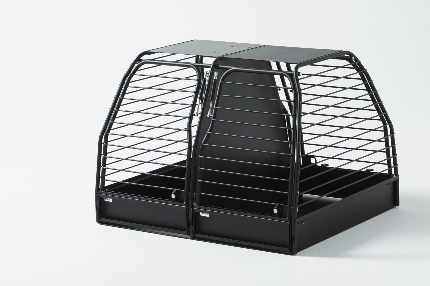 Flexxy double Medium dog crate - Hundebox - hondenbench - cage pour chien (3)