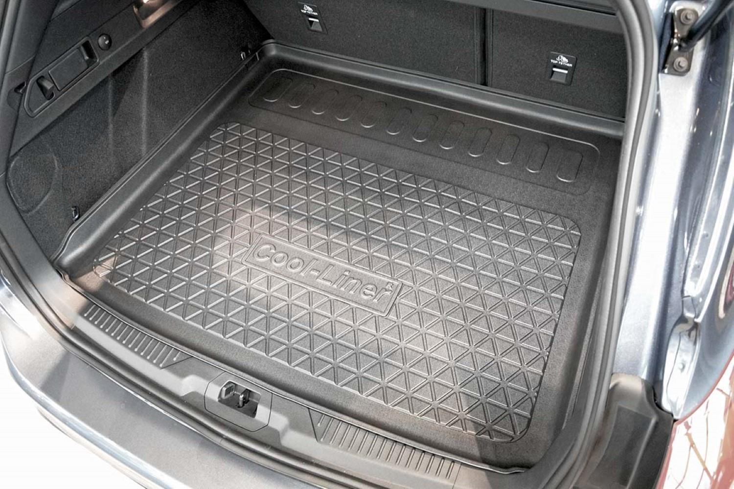 Doublure de Tapis de Coffre de Voiture à Couverture complète en Cuir PU pour  Ford Focus III Sedan 2014-2018, Doublure de Coffre de Voiture  Anti-poussière imperméables,E : : Auto et Moto