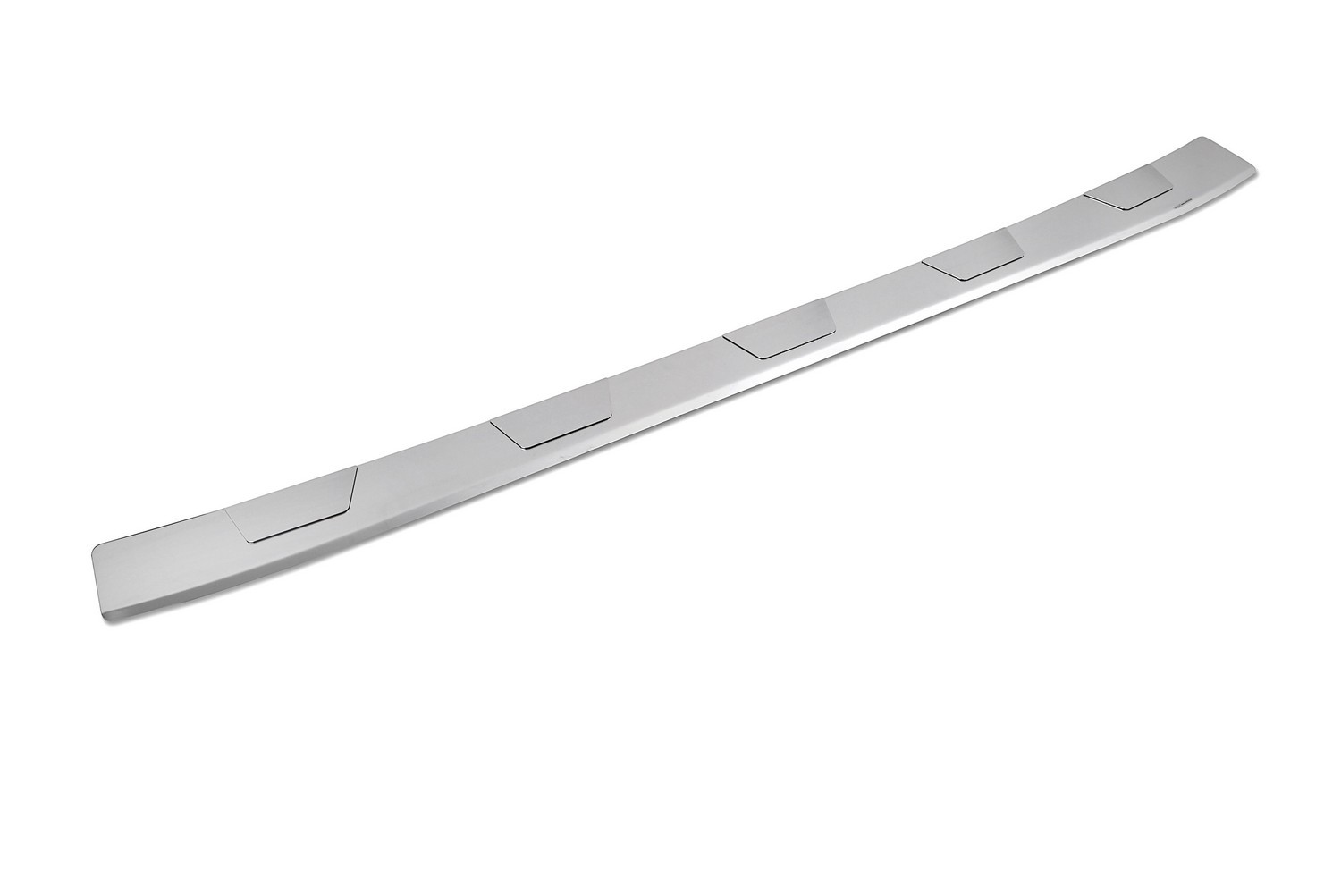 Protection de seuil de coffre convient à Ford Transit & Tourneo Custom II 2023-présent acier inox brossé