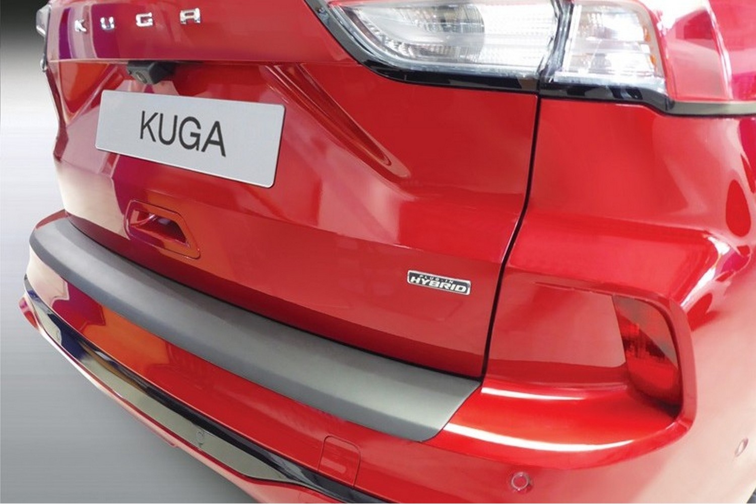 Rear bumper protector suitable for Ford Kuga III 2019-present ABS - matt black