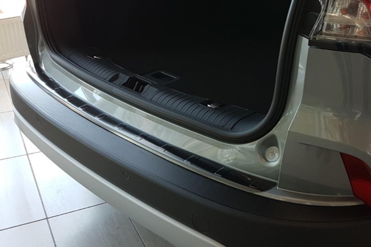 Rear bumper protector suitable for Ford Kuga III 2019-present stainless steel brushed anthracite