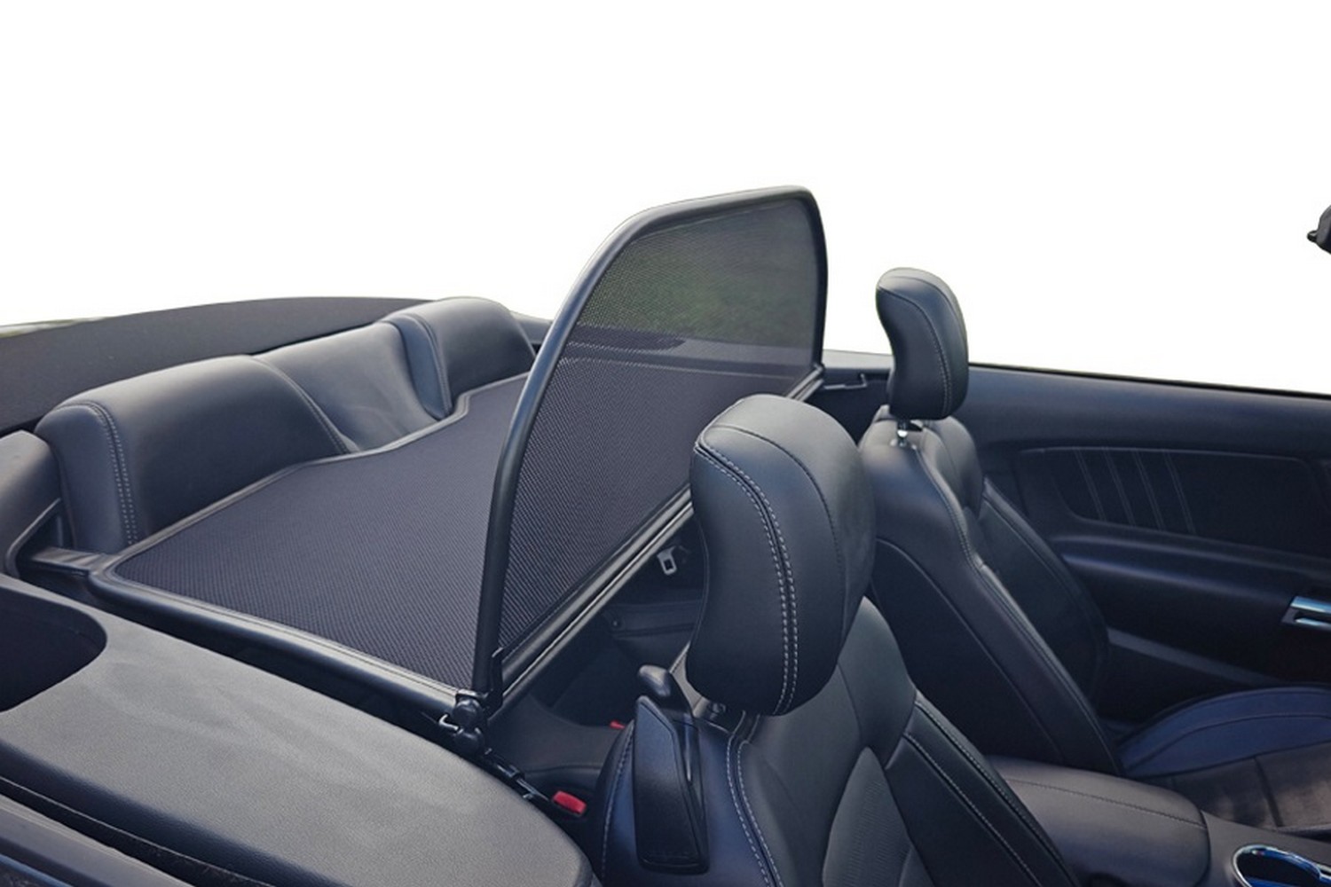 Wind deflector suitable for Ford Mustang VI 2014-2023 & Mustang VII 2024-present Black