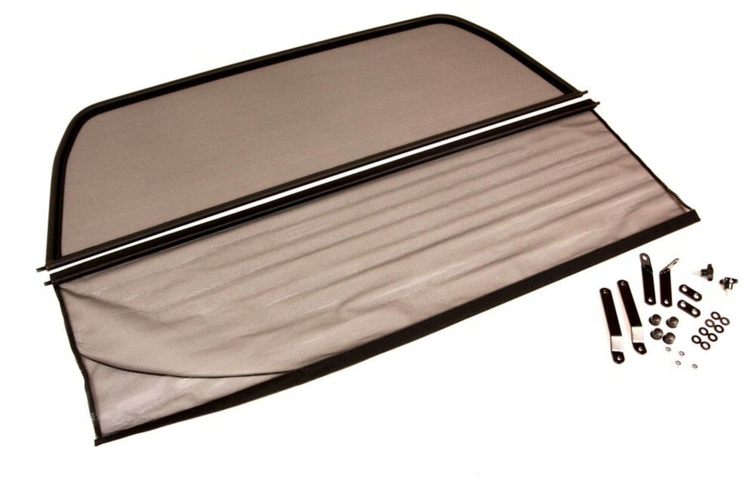Windscherm geschikt voor Ford Mustang III 1979-1993 Zwart
