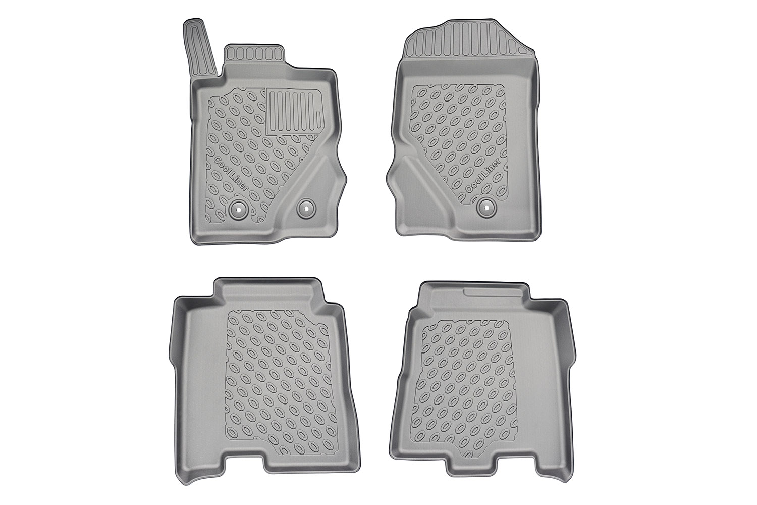 Car mats suitable for Ford Bronco (U725) 2021-present Cool Liner PE/TPE rubber (FOR1BRFM-C) (2) Car mats suitable for Ford Bronco (U725) 2021-present Cool Liner PE/TPE rubber (FOR1BRFM-C) (2)
