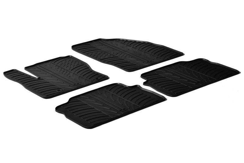 Fußmatten passend für Ford C-Max I 2003-2010 Rubbasol Gummi