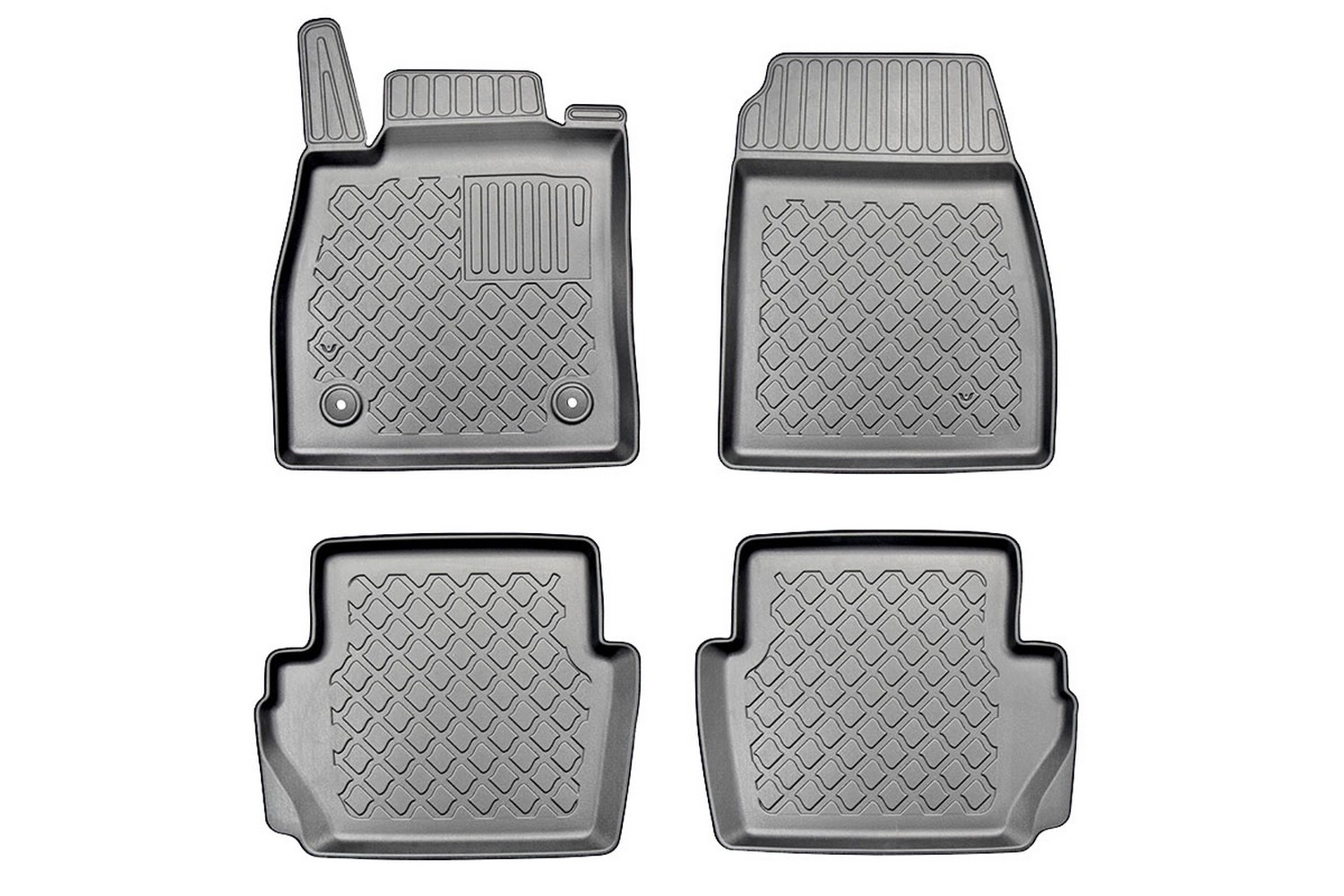 Automatten geschikt voor Ford Fiesta VII 2017-heden 5-deurs hatchback Guardliner PE/TPE rubber