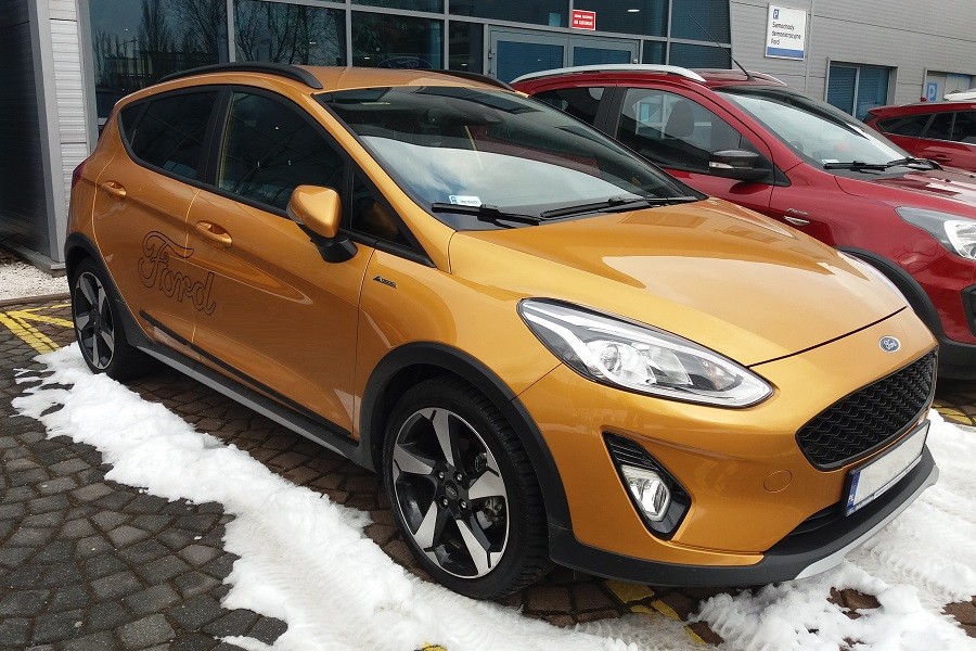 Baguettes protection convient à Ford Fiesta VII 2017-présent 5 portes bicorps ensemble