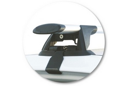 Roof bars Ford Fiesta V 2002-2008 5-door hatchback Yakima Whispbar Through Bar - FOR1FIWR (5)